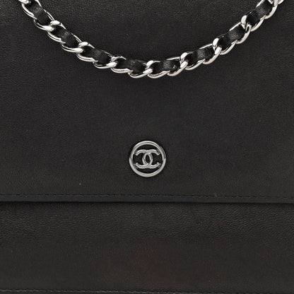Chanel Goatskin Wallet on Chain WOC Black 7 of 12