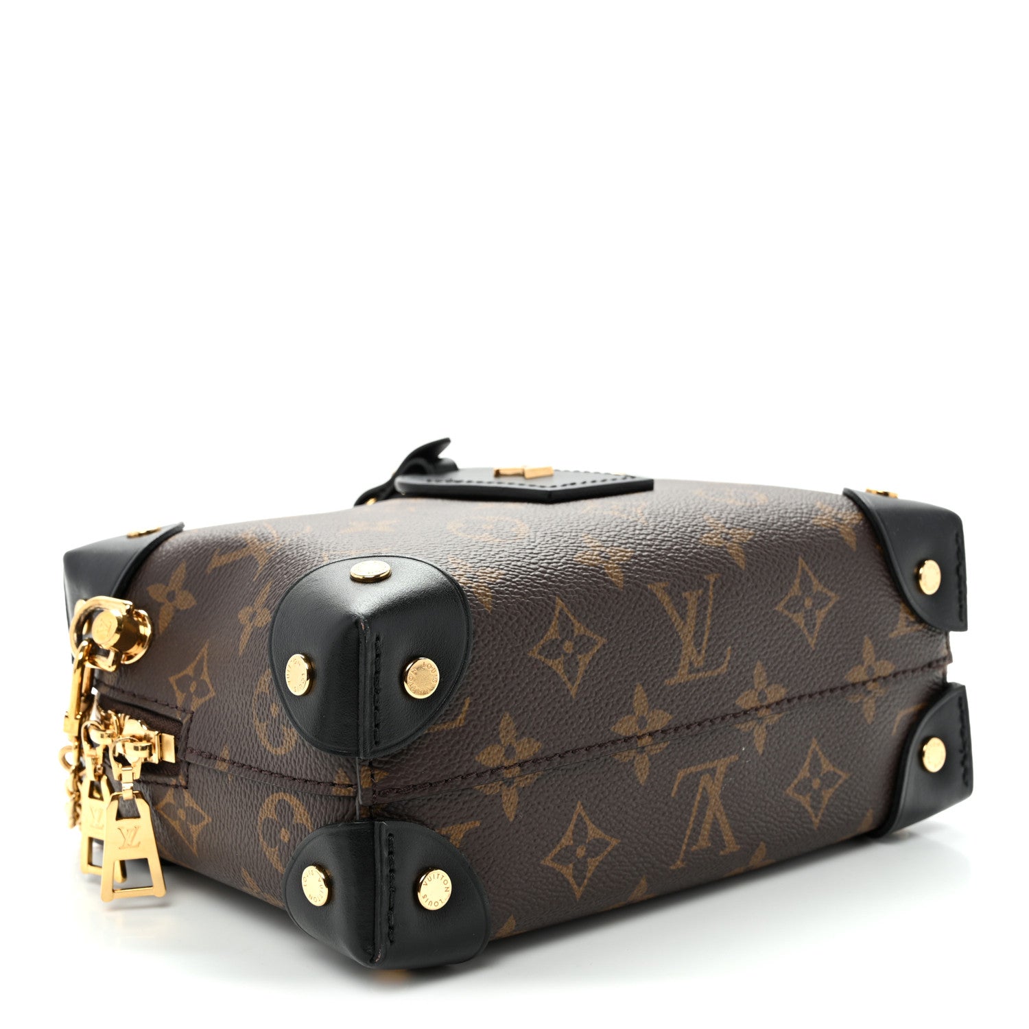 Louis Vuitton Monogram Petite Malle Souple Black 4 of 9