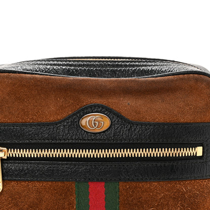Gucci Suede Small Ophidia Belt Bag 95 38 Brown 8 of 11
