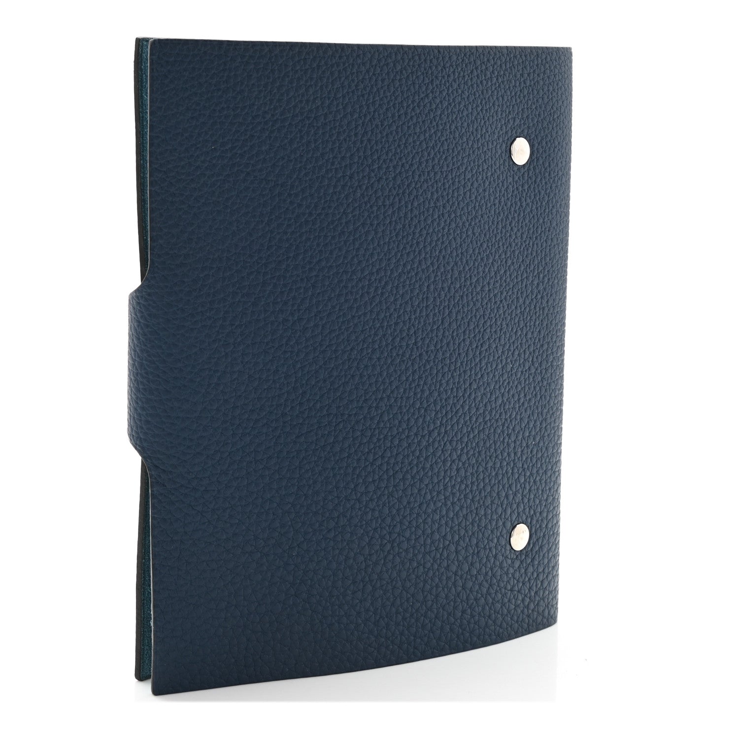 Hermes Togo Ulysse MM Notebook Cover Bleu De Prusse 2 of 6