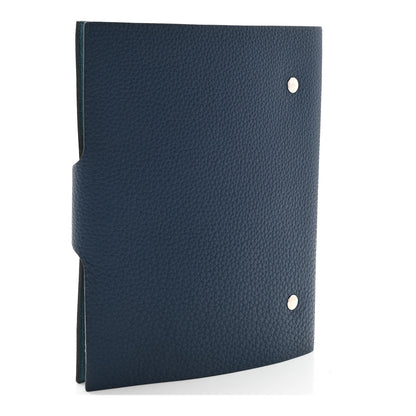 Hermes Togo Ulysse MM Notebook Cover Bleu De Prusse 2 of 6