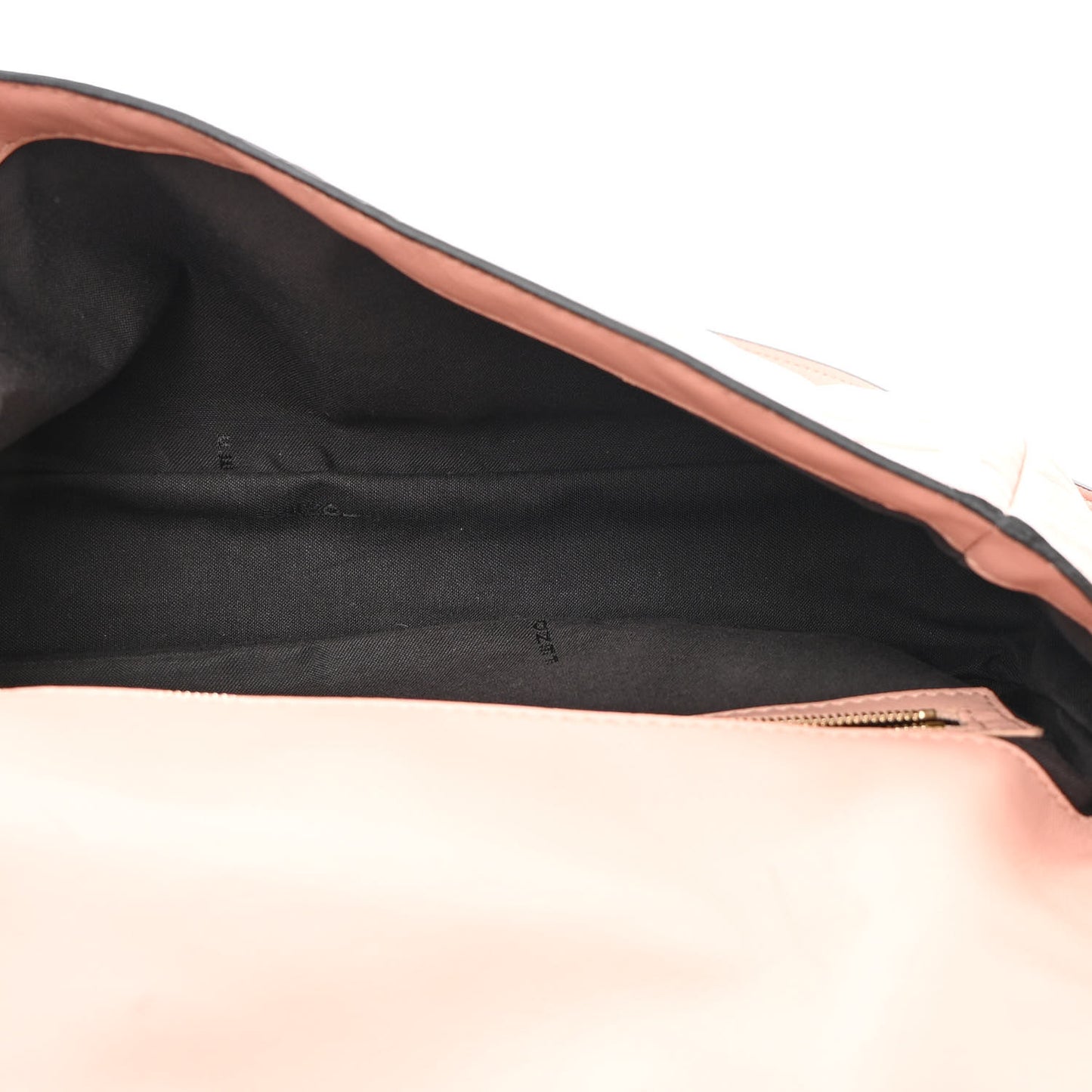 Nappa FF 1974 Embossed Baguette Rosa Bourbon