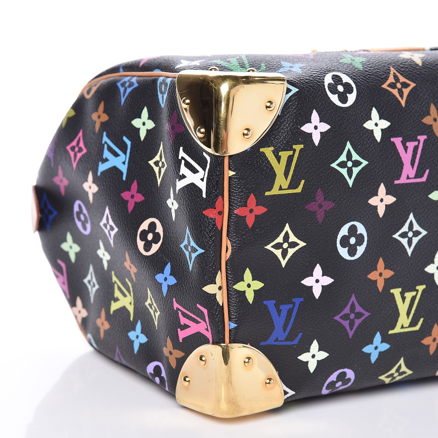 Louis Vuitton Monogram Multicolor Speedy 30 Black 8 of 9