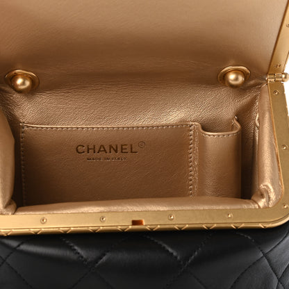 Chanel Lambskin Quilted My Crush Bag Black 4 of 4