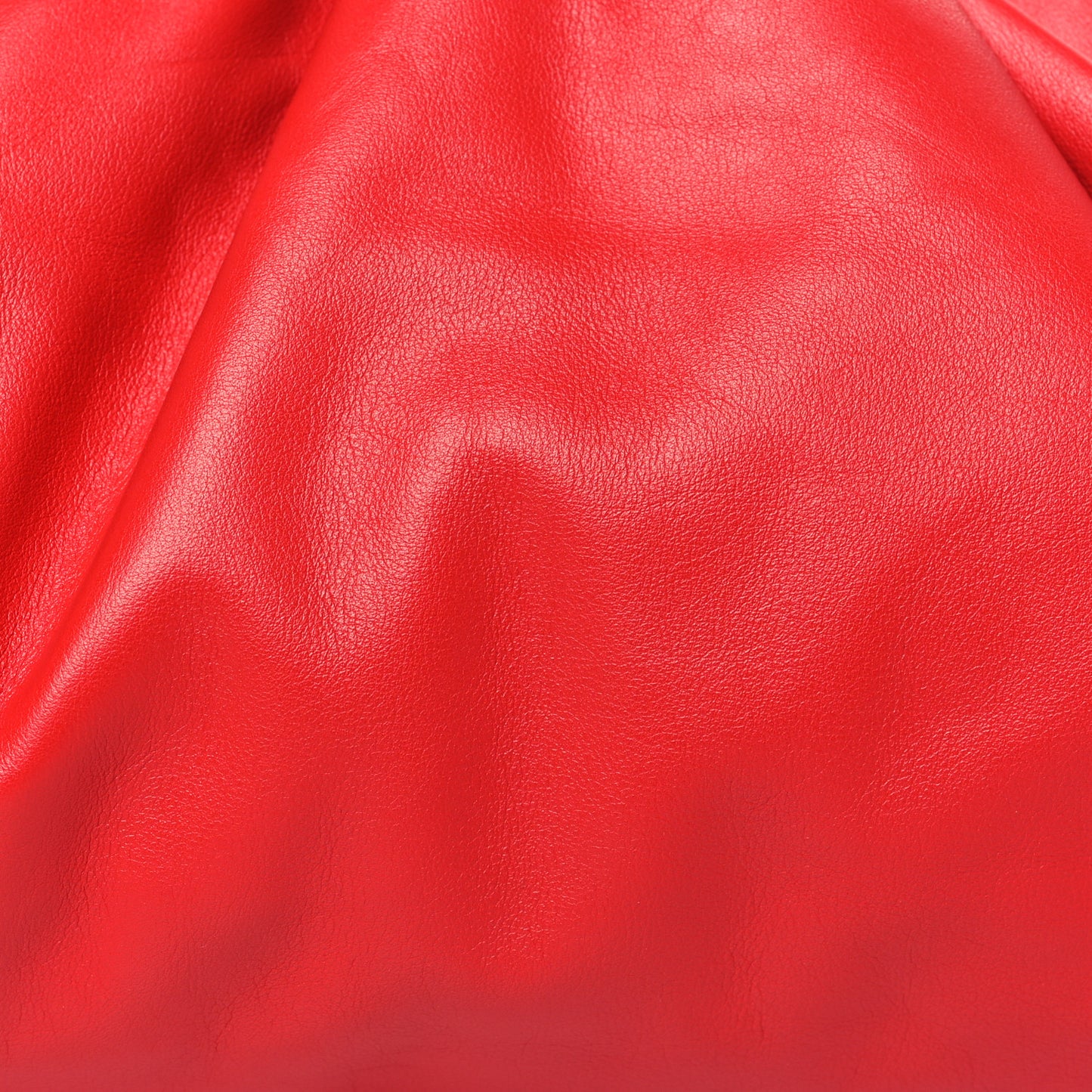 Smooth Butter Calf The Pouch Oversized Clutch Bright Red