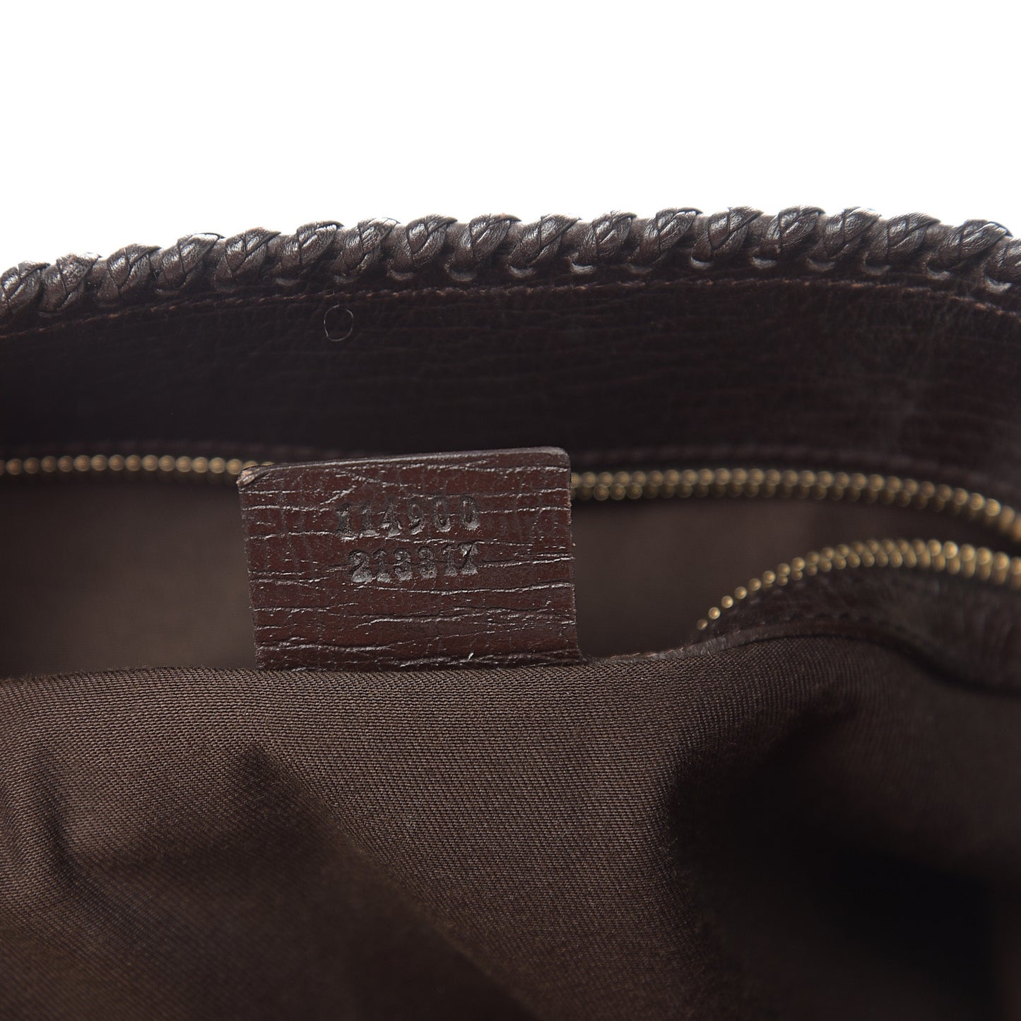 Monogram Large Horsebit Chain Hobo Dark Brown