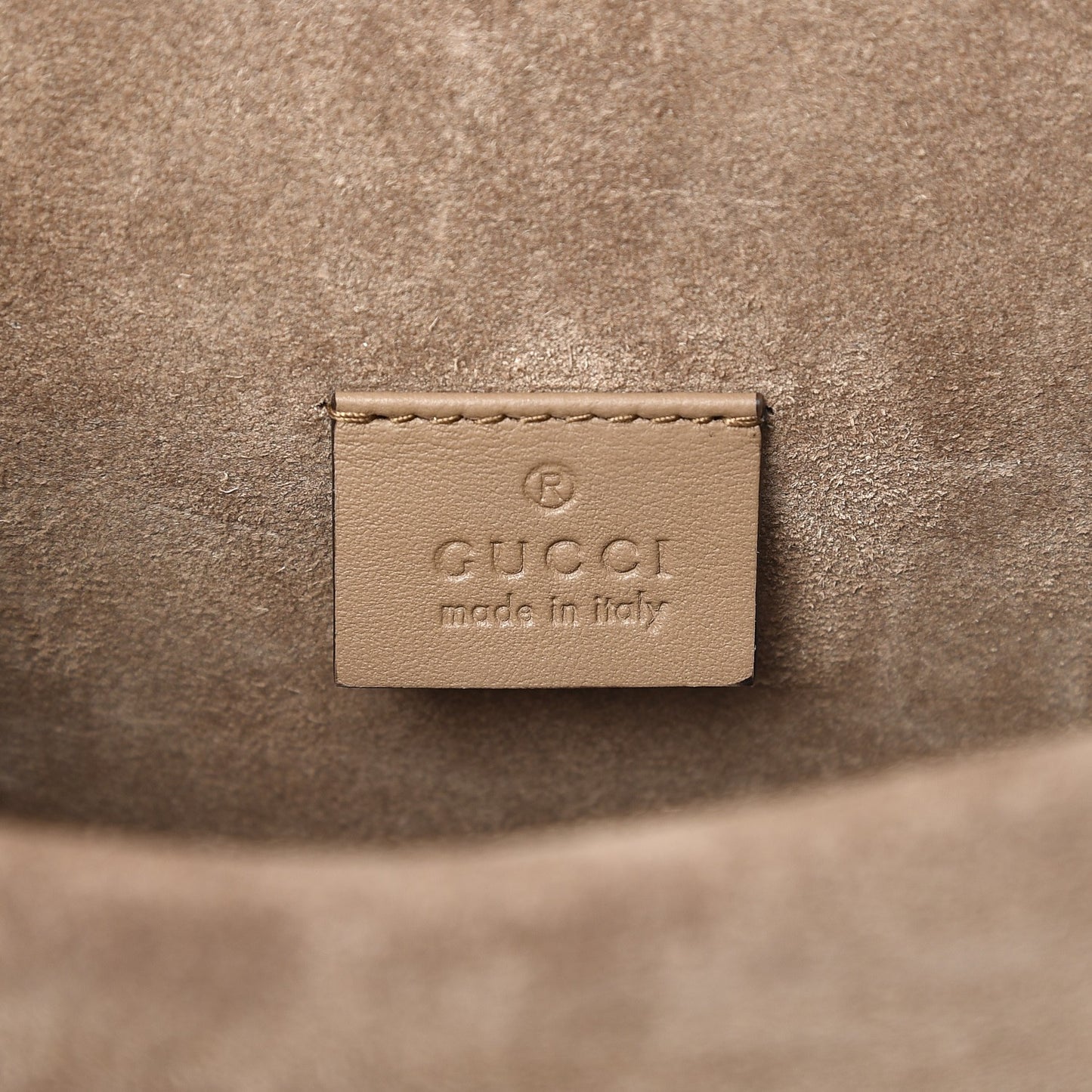GG Supreme Monogram Mini Dionysus Shoulder Bag Taupe