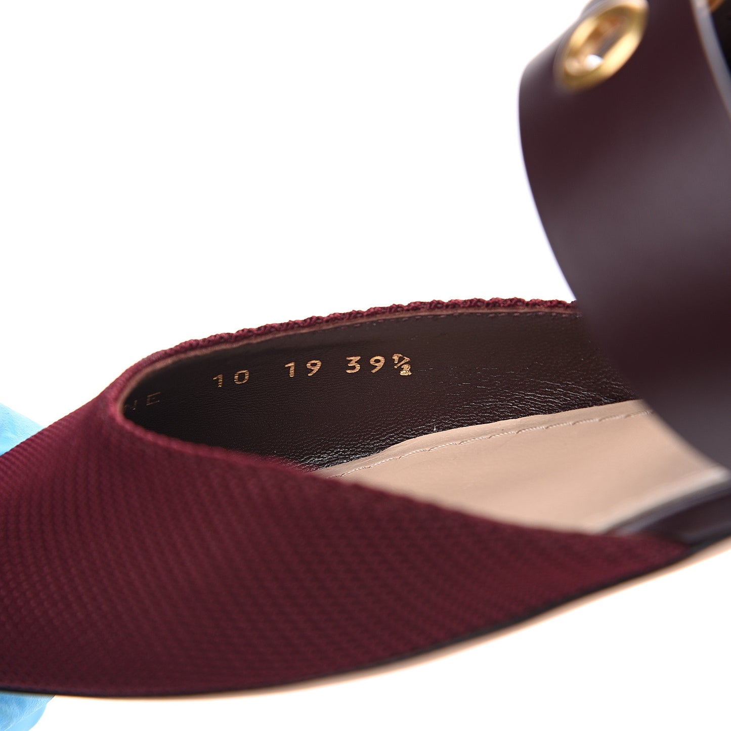 Technical Fabric D-Dior Mule 39.5 Rouge
