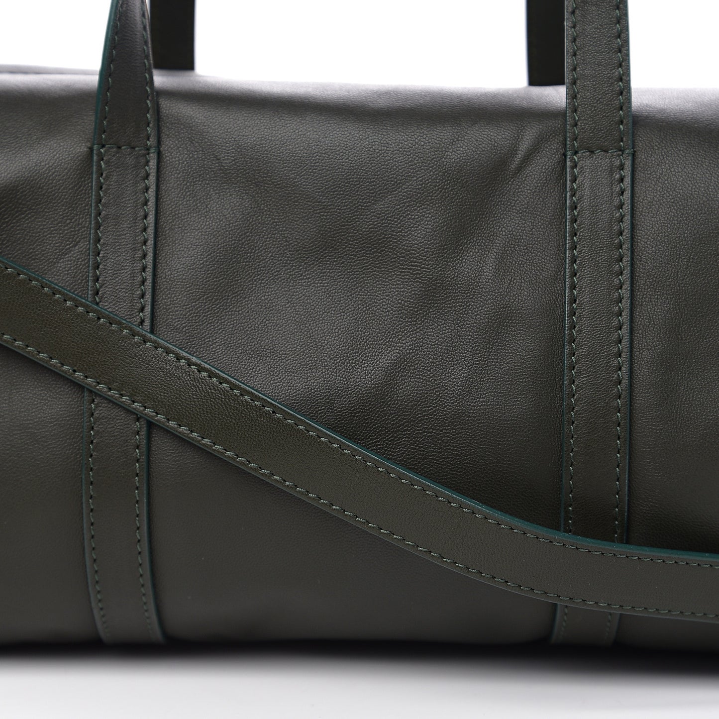 Lambskin Mini Duffel Bag Moss