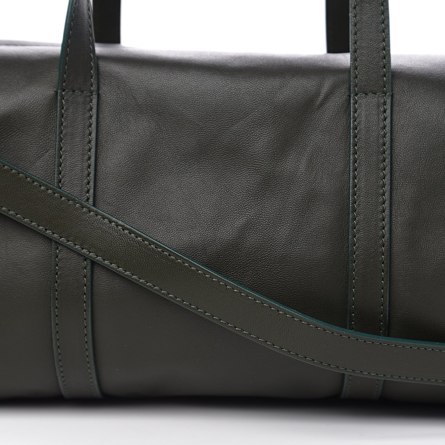 Mansur Gavriel Lambskin Mini Duffel Bag Moss 5 of 7