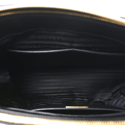 Prada Saffiano Lux Large Galleria Double Zip Tote Black 6 of 9