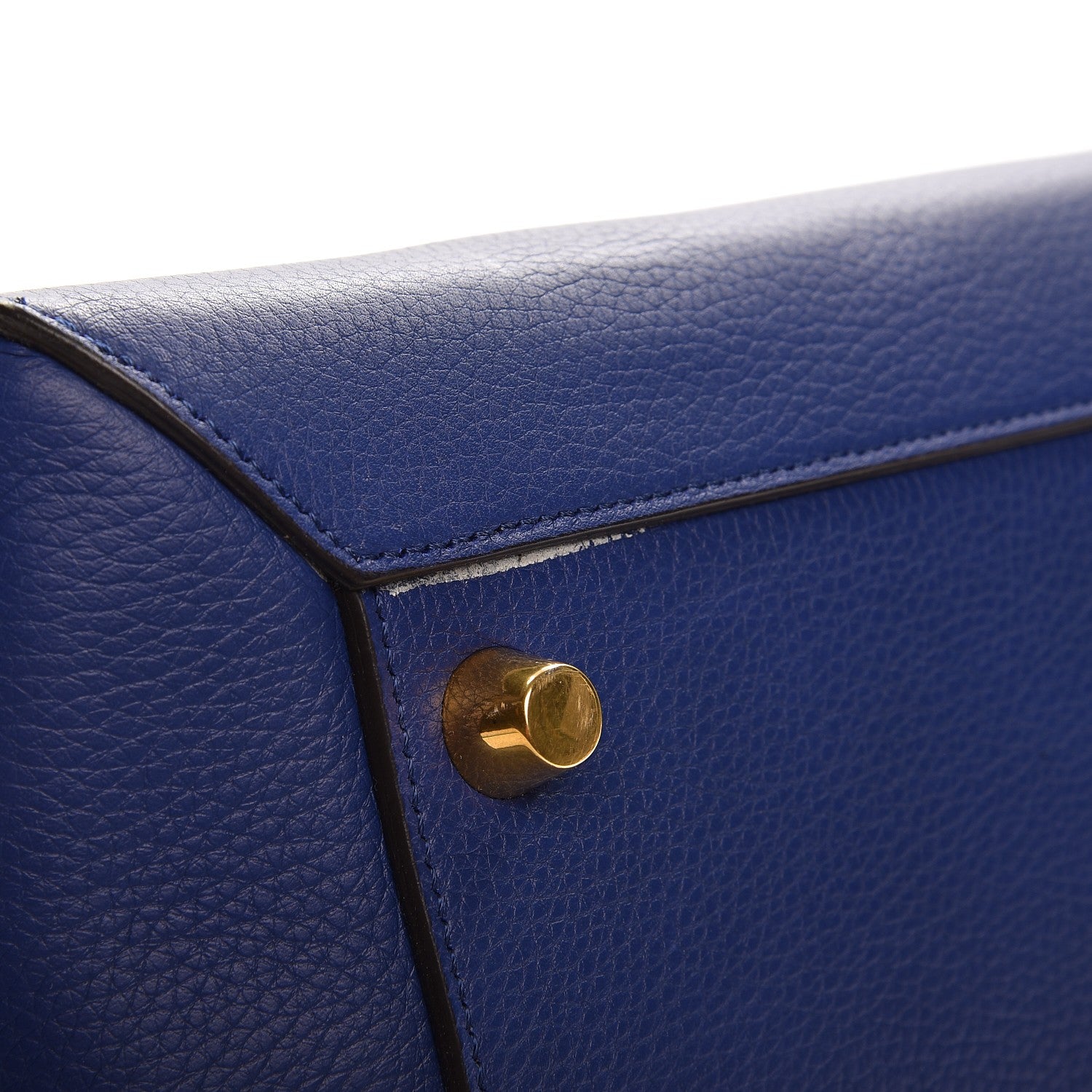 Celine Drummed Calfskin Small Belt Bag Indigo 7 of 9