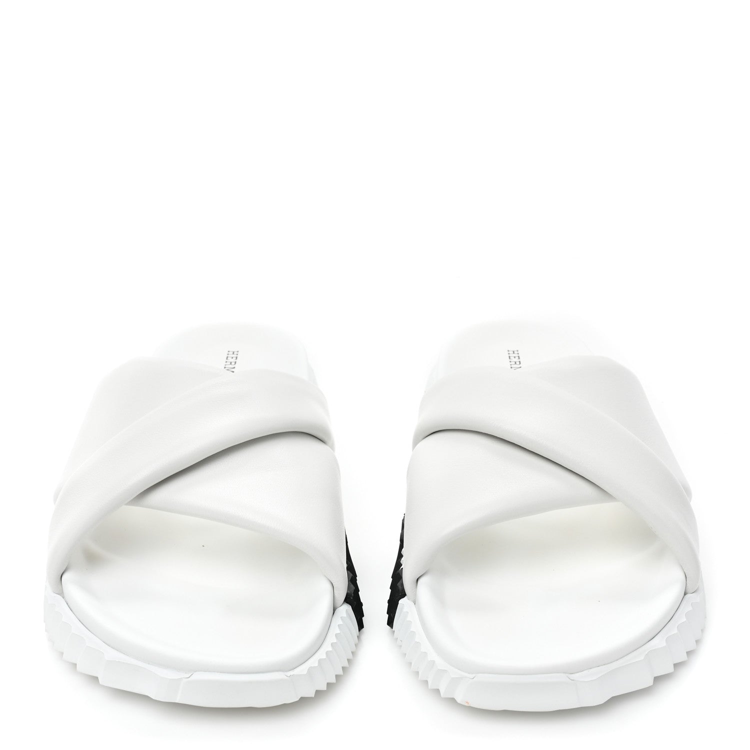 Hermes Nappa Womens Infra Sandals 37 White 2 of 10