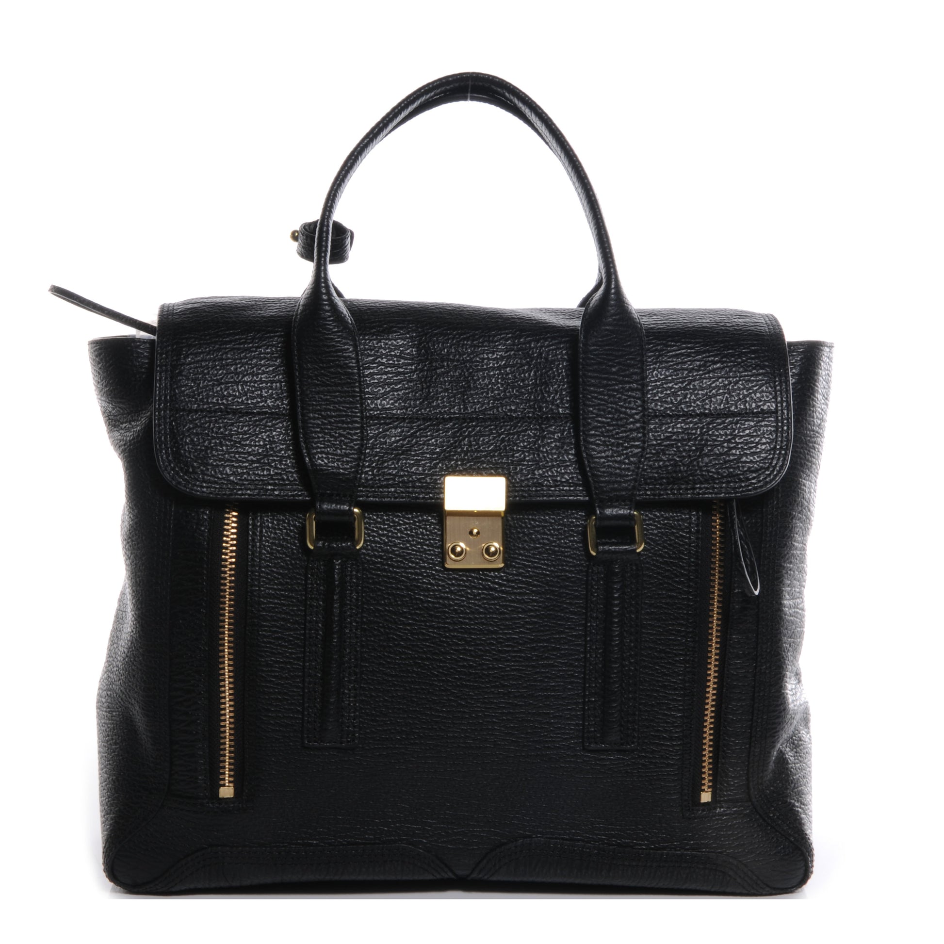 3.1 Phillip Lim 3.1 Large Pashli Satchel Black 1 of 12