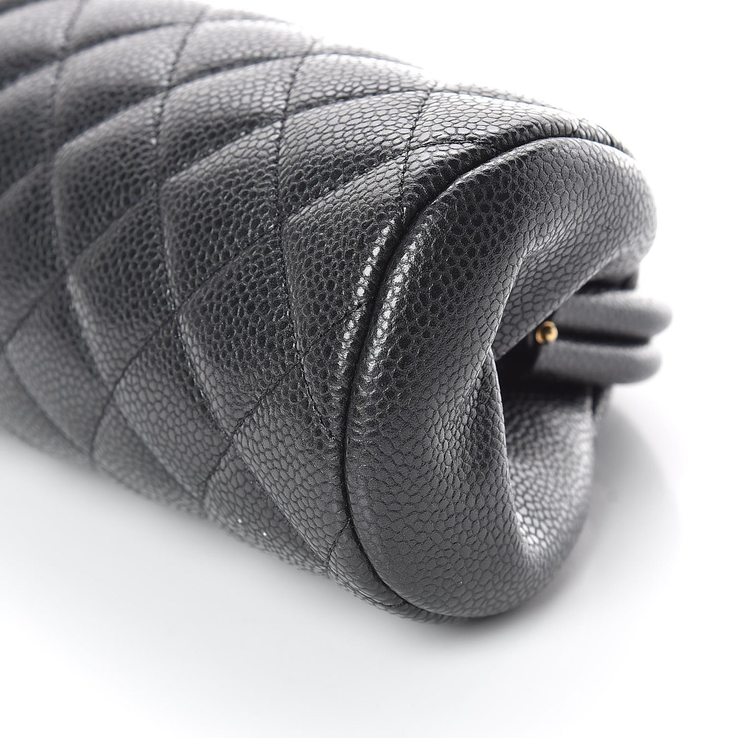 Caviar Quilted Timeless Clutch Black