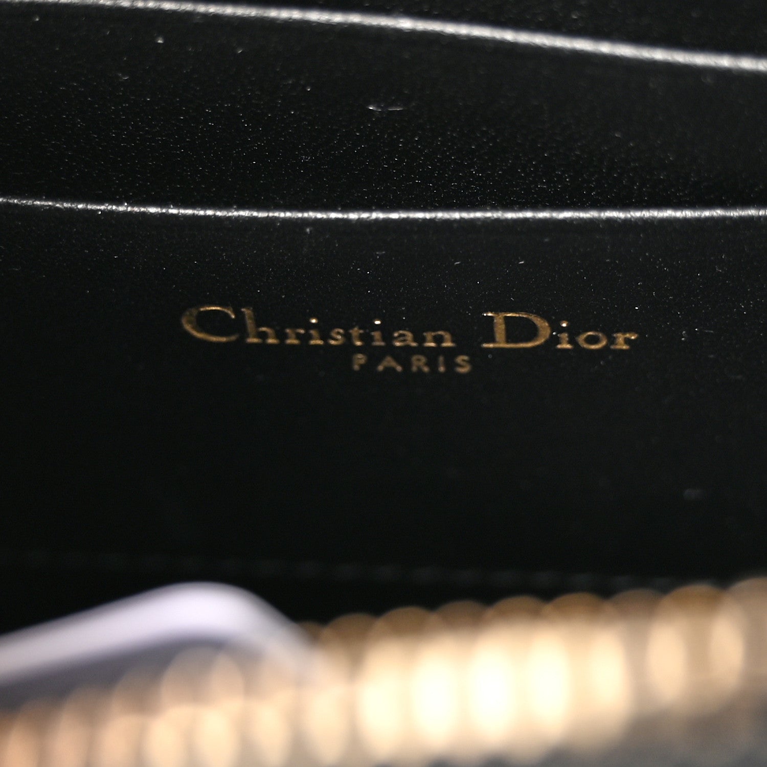 Christian Dior Goatskin Saddle Rodeo Pouch Black 10 of 11