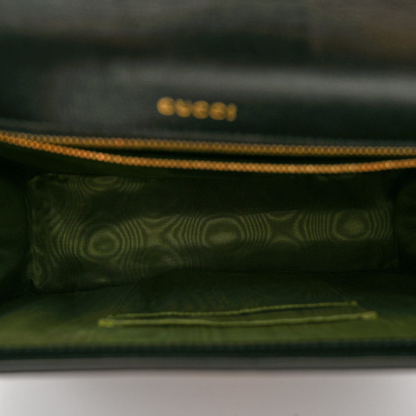 Textured Calfskin Medium Torchon GG Ring Shoulder Bag Black