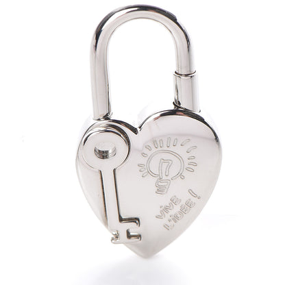 Hermes Palladium Annee De La Fantaisie Heart Cadena Lock 4 of 4