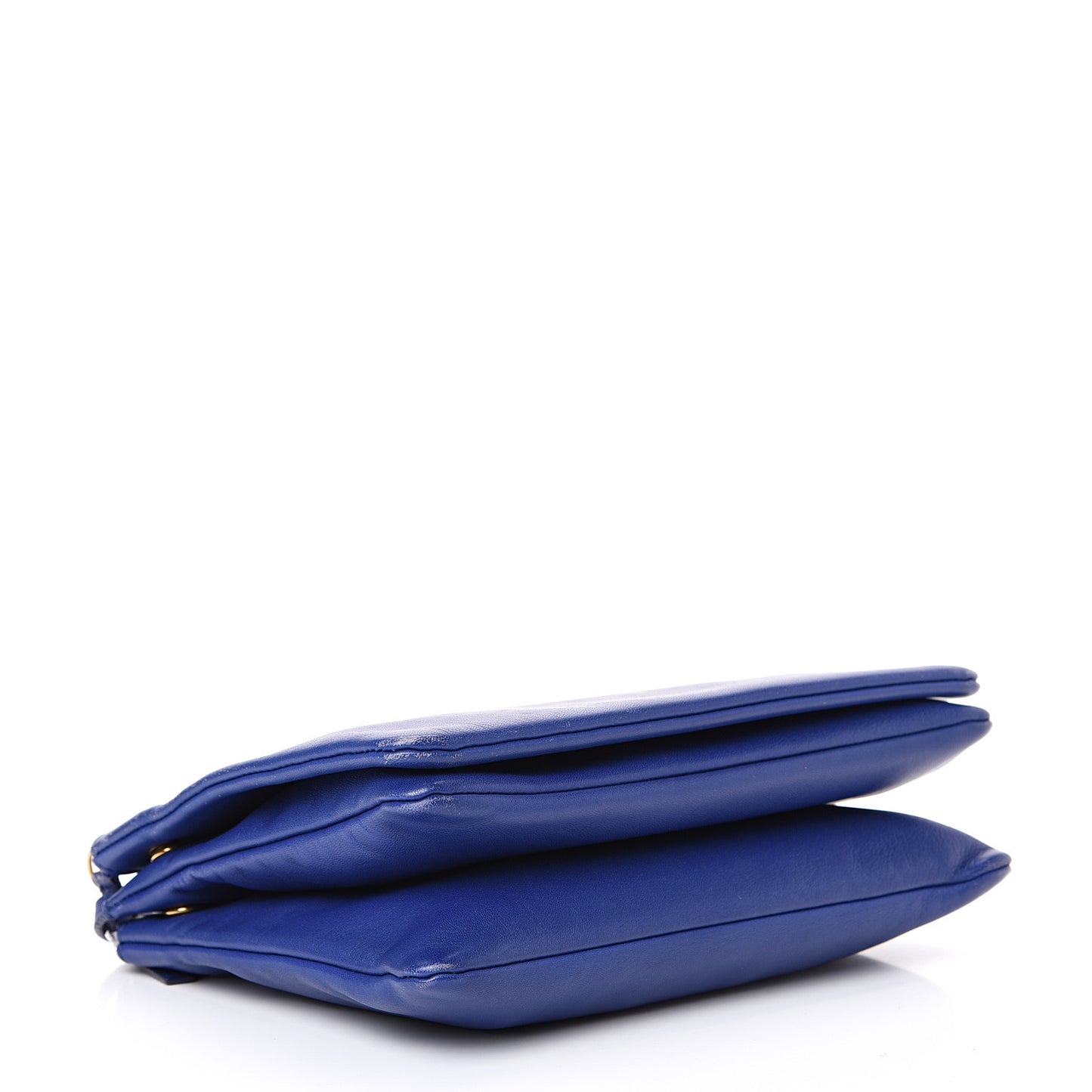 Lambskin Large Trio Crossbody Bag Indigo