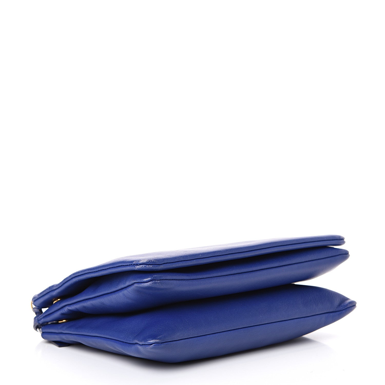 Celine Lambskin Large Trio Crossbody Bag Indigo 3 of 16
