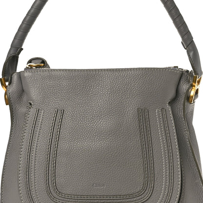 Chloe Calfskin Medium Marcie Satchel Cashmere Grey 8 of 11