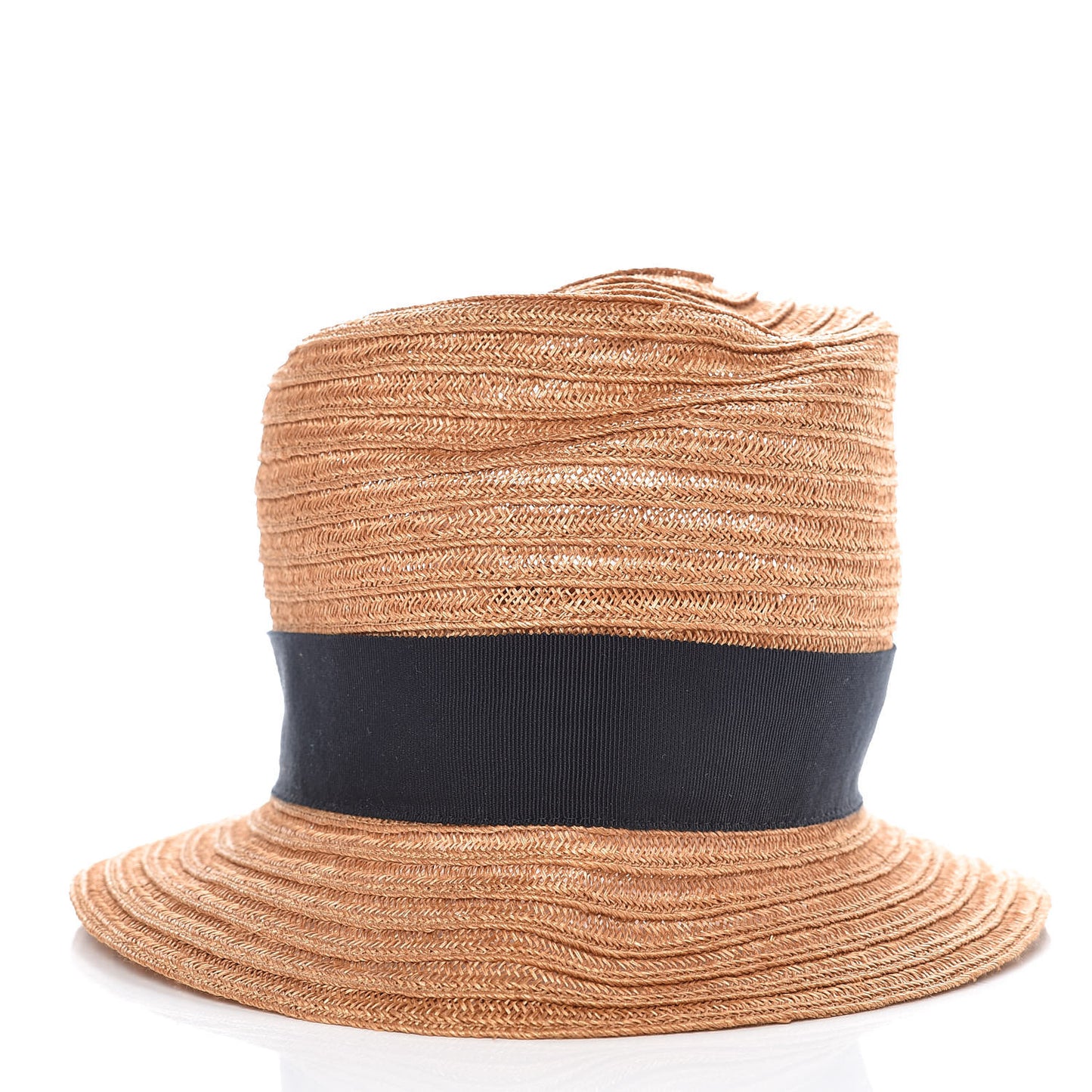 Straw Grosgrain Hat 58