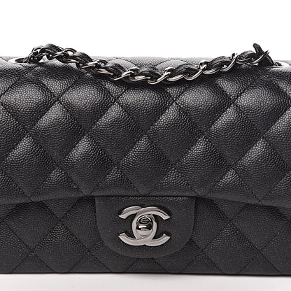 Chanel Iridescent Caviar Quilted Mini Rectangular Flap Black 10 of 11