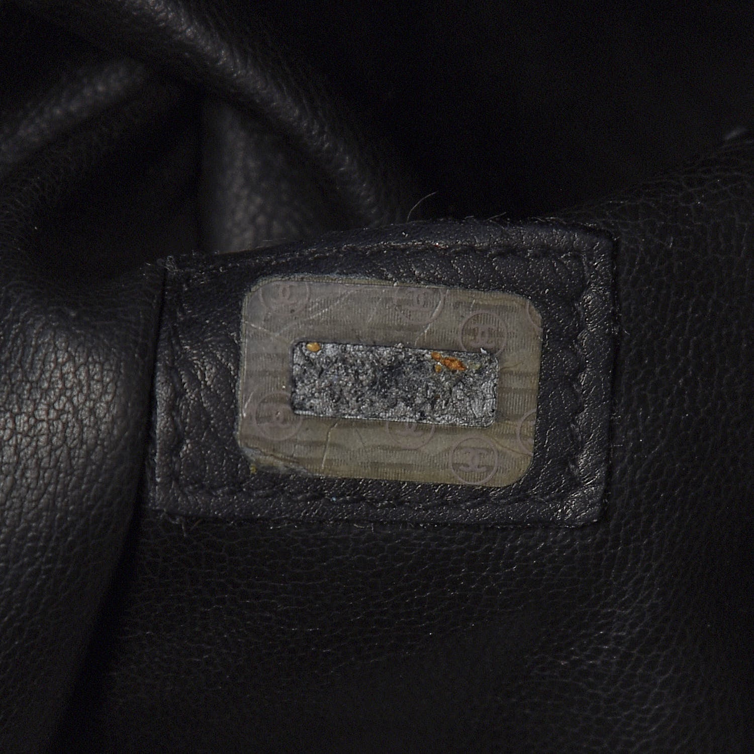 Chanel Calfskin Stitched Shopper Tote Black 7 of 10