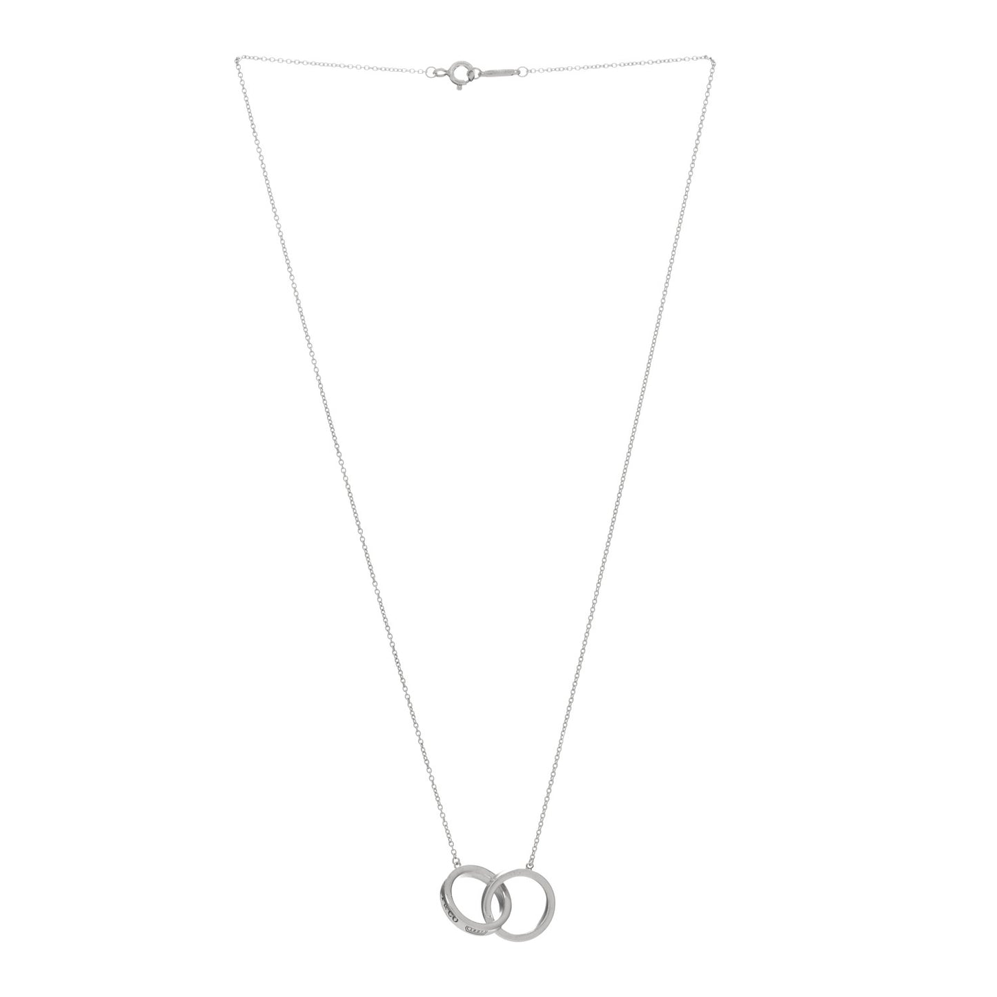 Sterling Silver 1837 Interlocking Circles Pendant Necklace