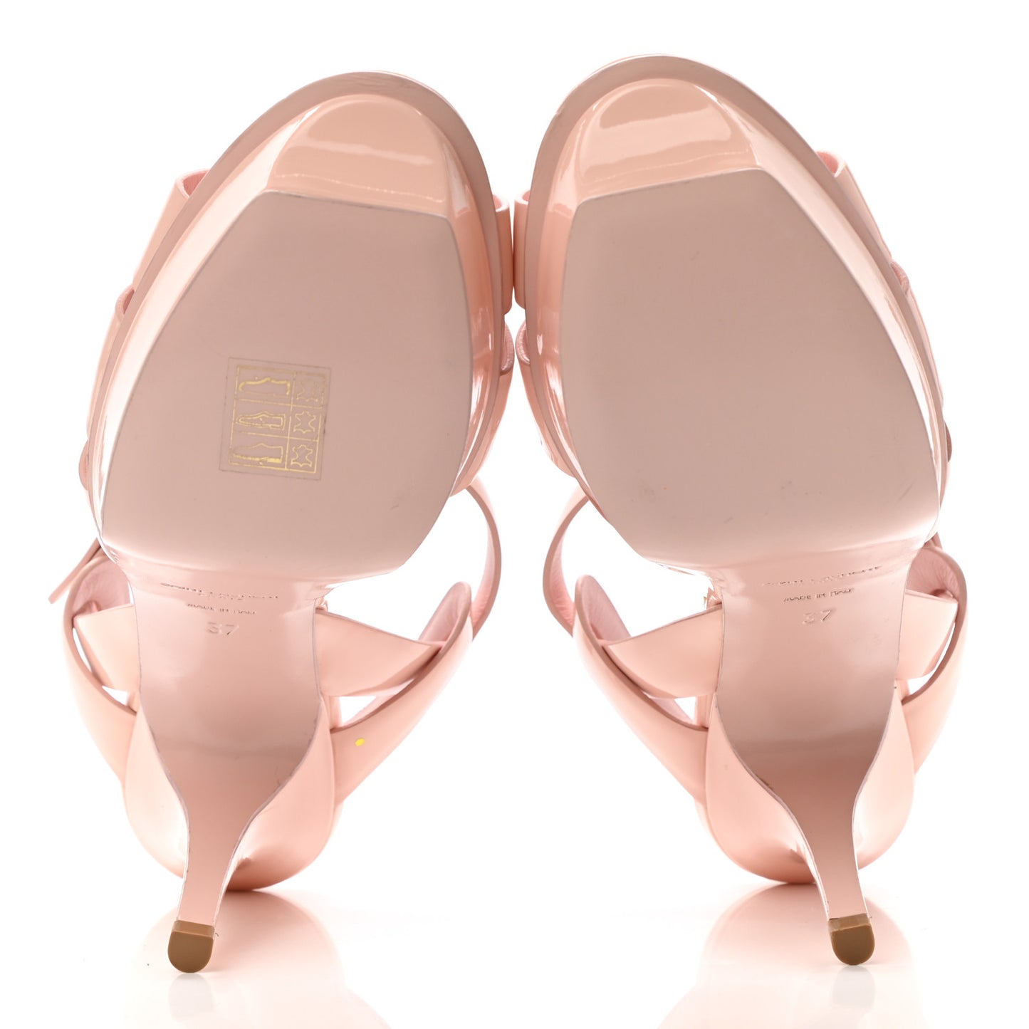 Patent Tribute 75 Platform Sandals 37 Pale Pink
