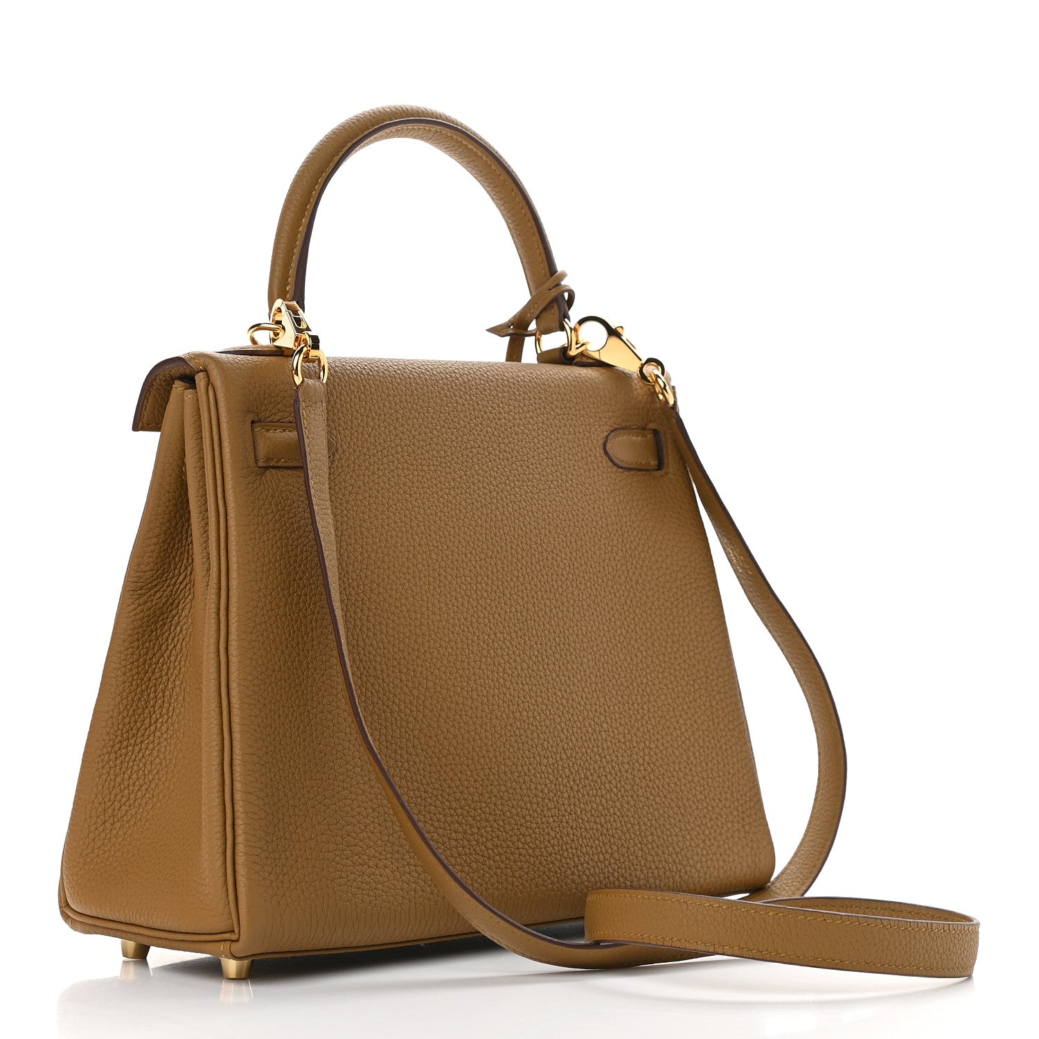 Hermes Togo Kelly Retourne 25 Bronze Dore 3 of 10
