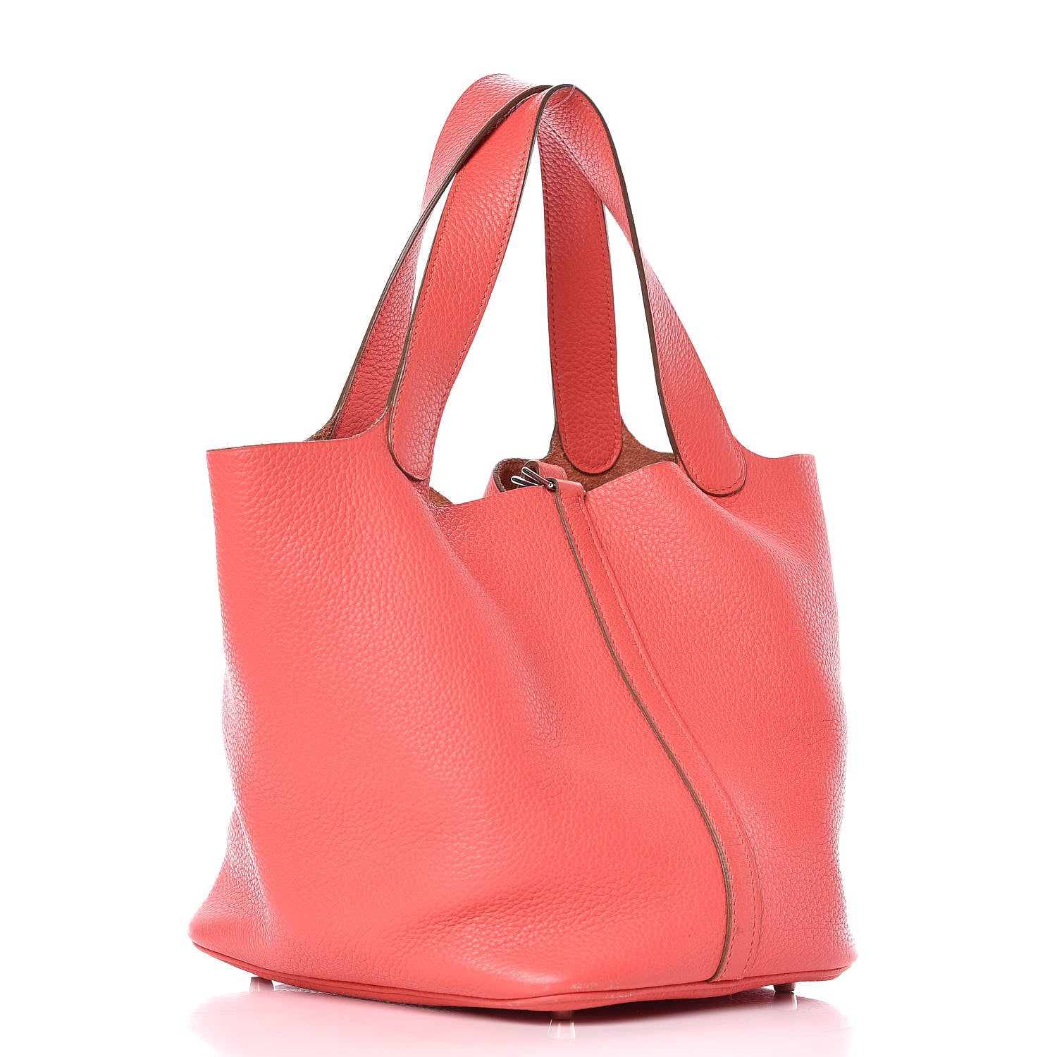 Hermes Taurillon Clemence Picotin Lock 22 MM Rose Jaipur 3 of 12