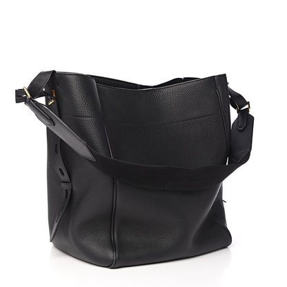 Tom Ford Grained Calfskin Medium Rialto Shoulder Bag Black 2 of 13