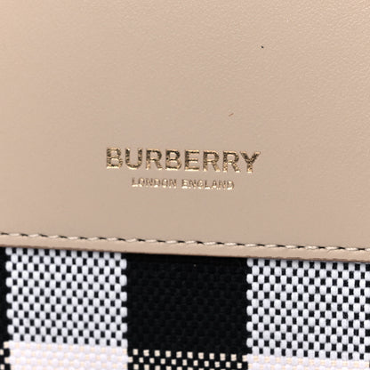 Burberry Canvas Calfskin Check Small Olympia Beige 8 of 13