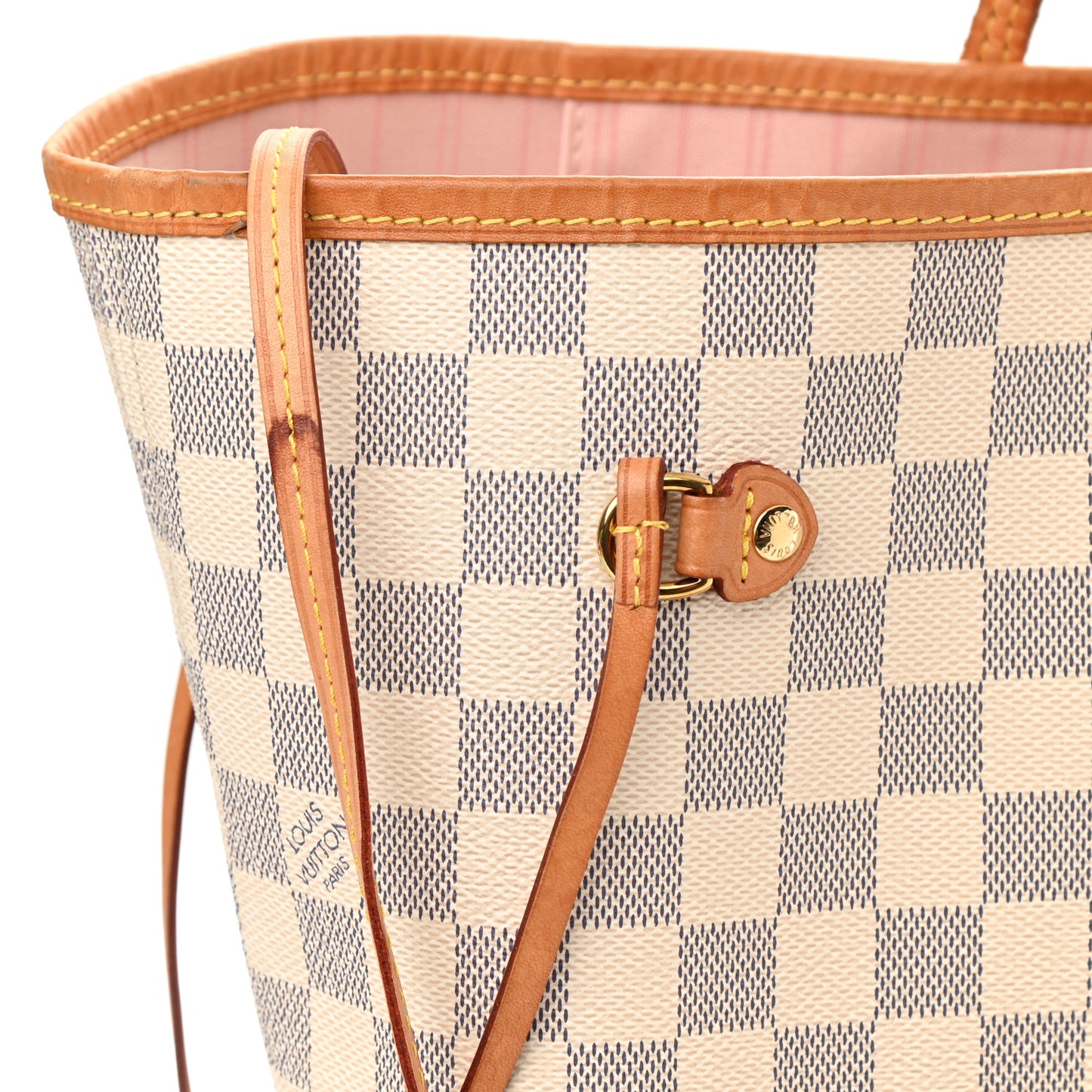 Damier Azur Neo Neverfull GM Rose Ballerine