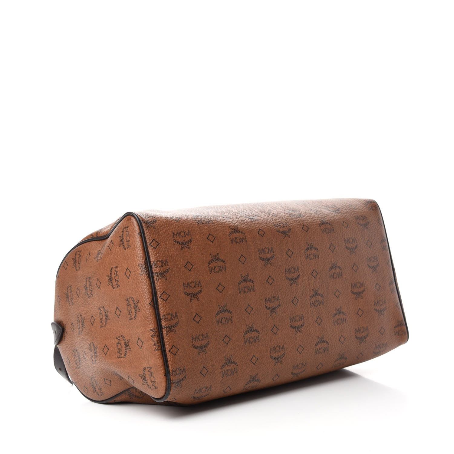 MCM Visetos Essential Duffle Bag Cognac 4 of 10