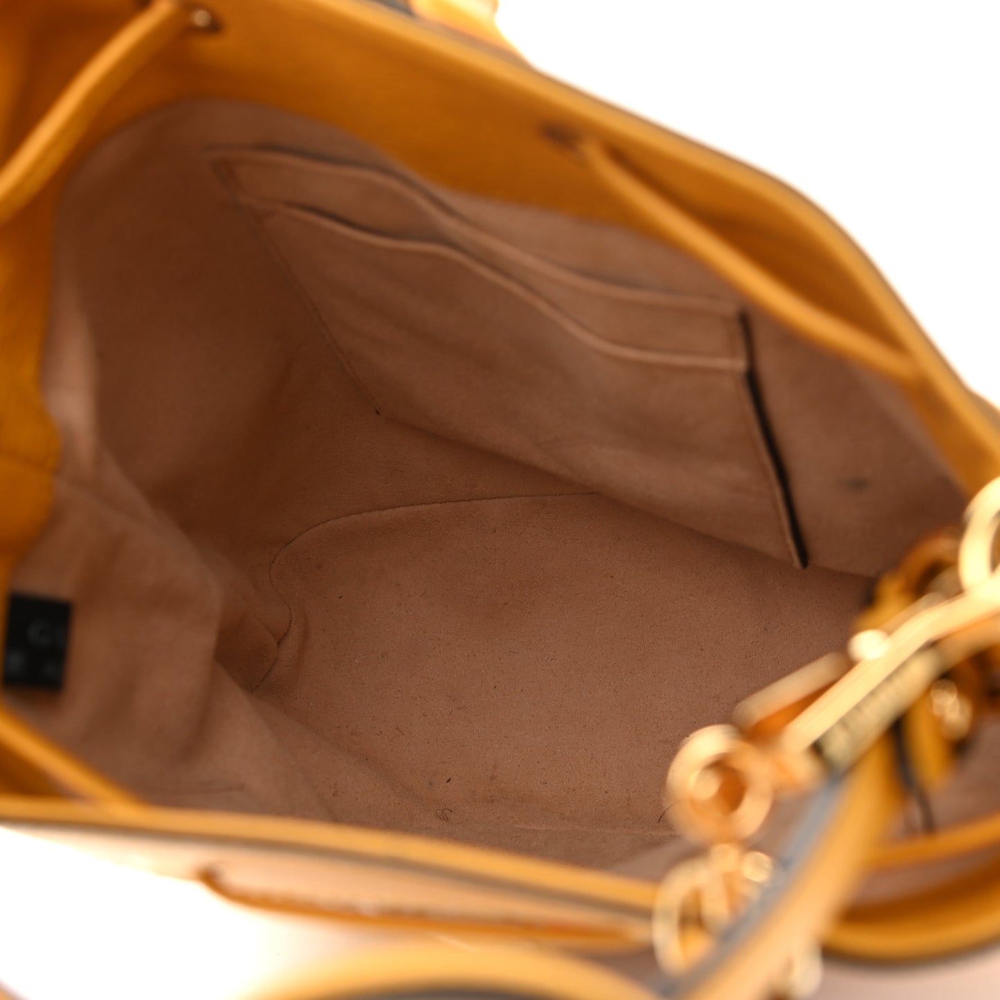 GG Supreme Monogram Flora Small Ophidia Bucket Bag Beige Multicolor Crop
