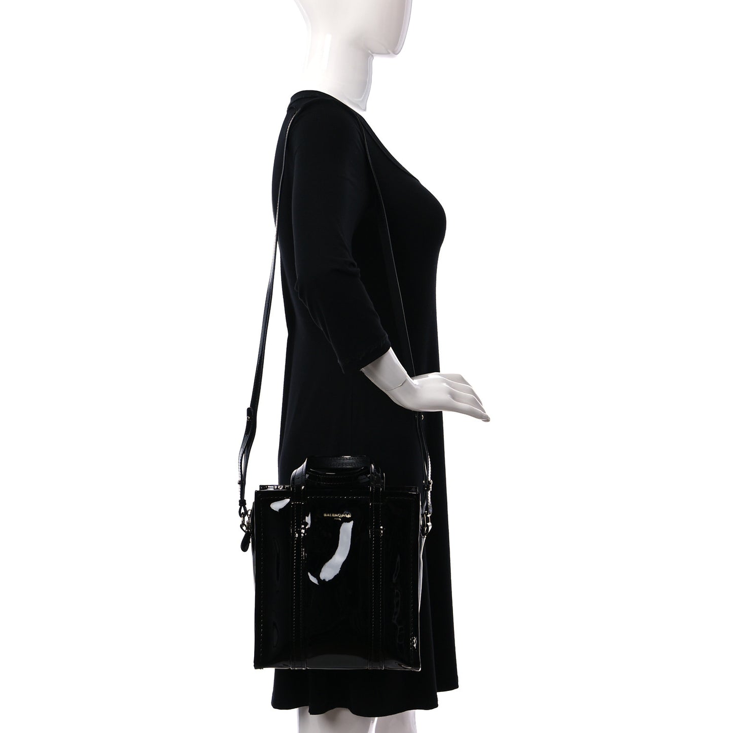 Patent XS Bazar Shopper Tote Black
