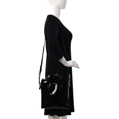 Balenciaga Patent XS Bazar Shopper Tote Black 2 of 10