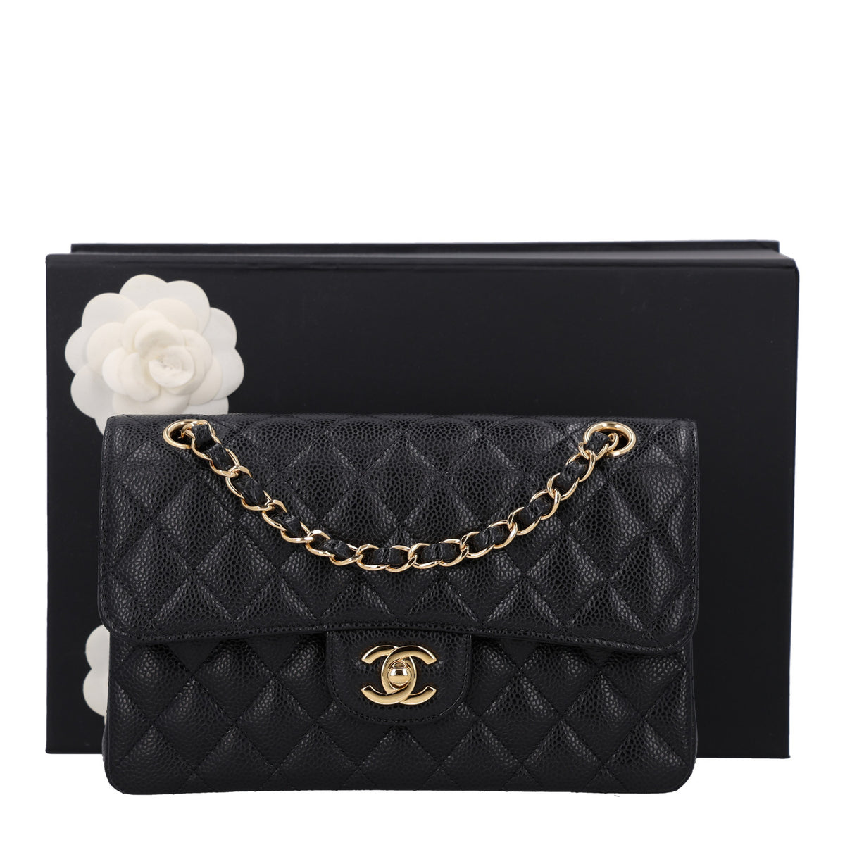 Chanel Caviar Quilted Small Double Flap Black 11 of 11