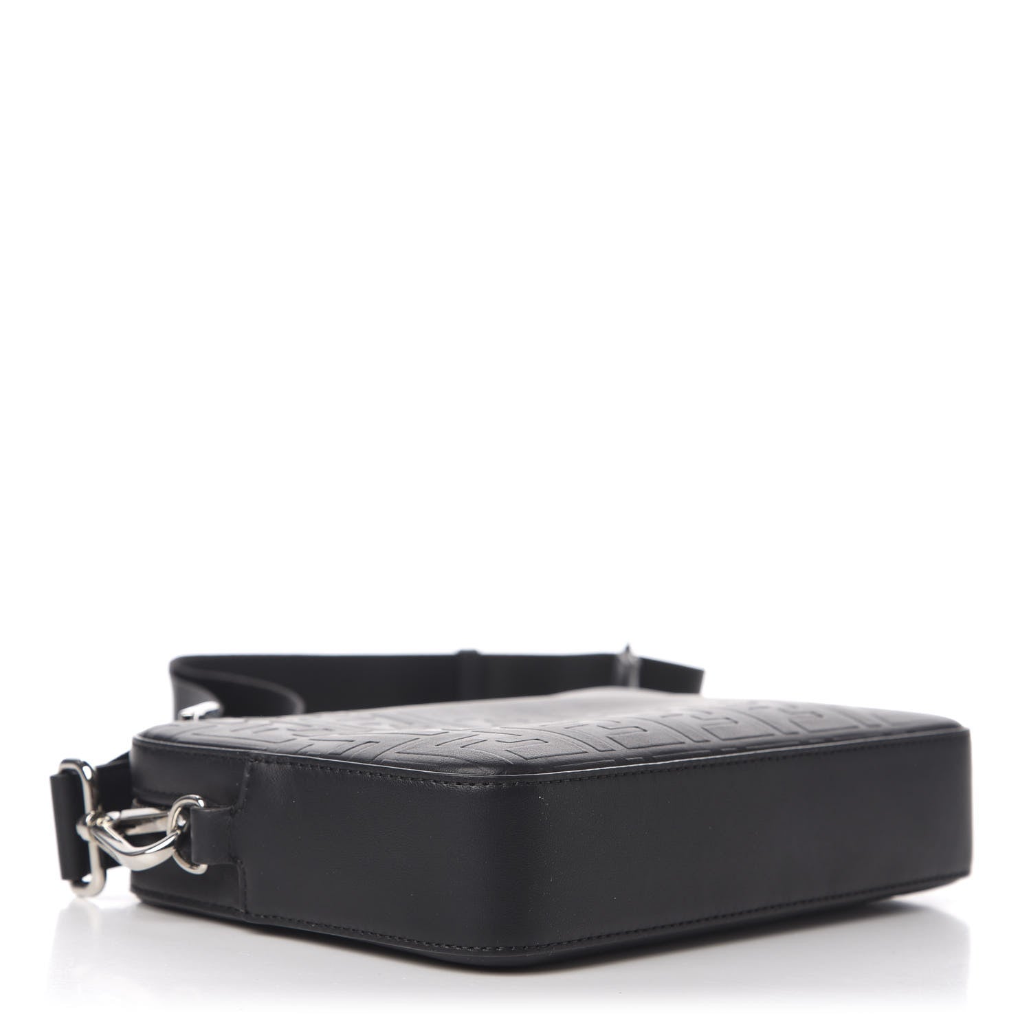 Fendi Vitello Grace FF Gradient Embossed Medium Camera Case Black 4 of 11