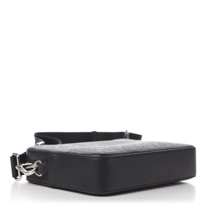 Fendi Vitello Grace FF Gradient Embossed Medium Camera Case Black 4 of 11