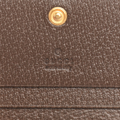 Gucci GG Supreme Monogram Web Ophidia Card Case Beige New Acero 6 of 8