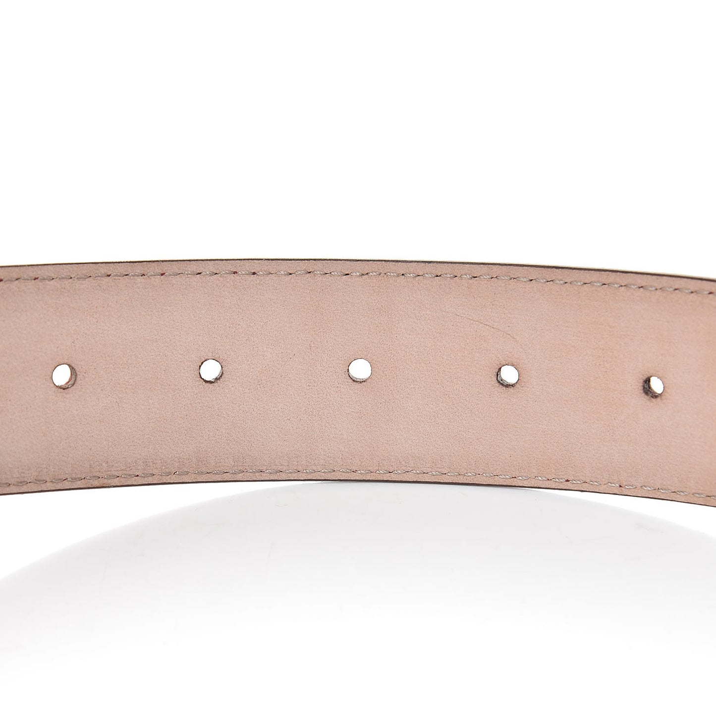 Soft Guccissima Margaux Calfskin Nickel Interlocking G 37mm Belt 95 38 Rosso