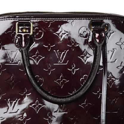 Louis Vuitton Vernis Alma GM Amarante 9 of 11