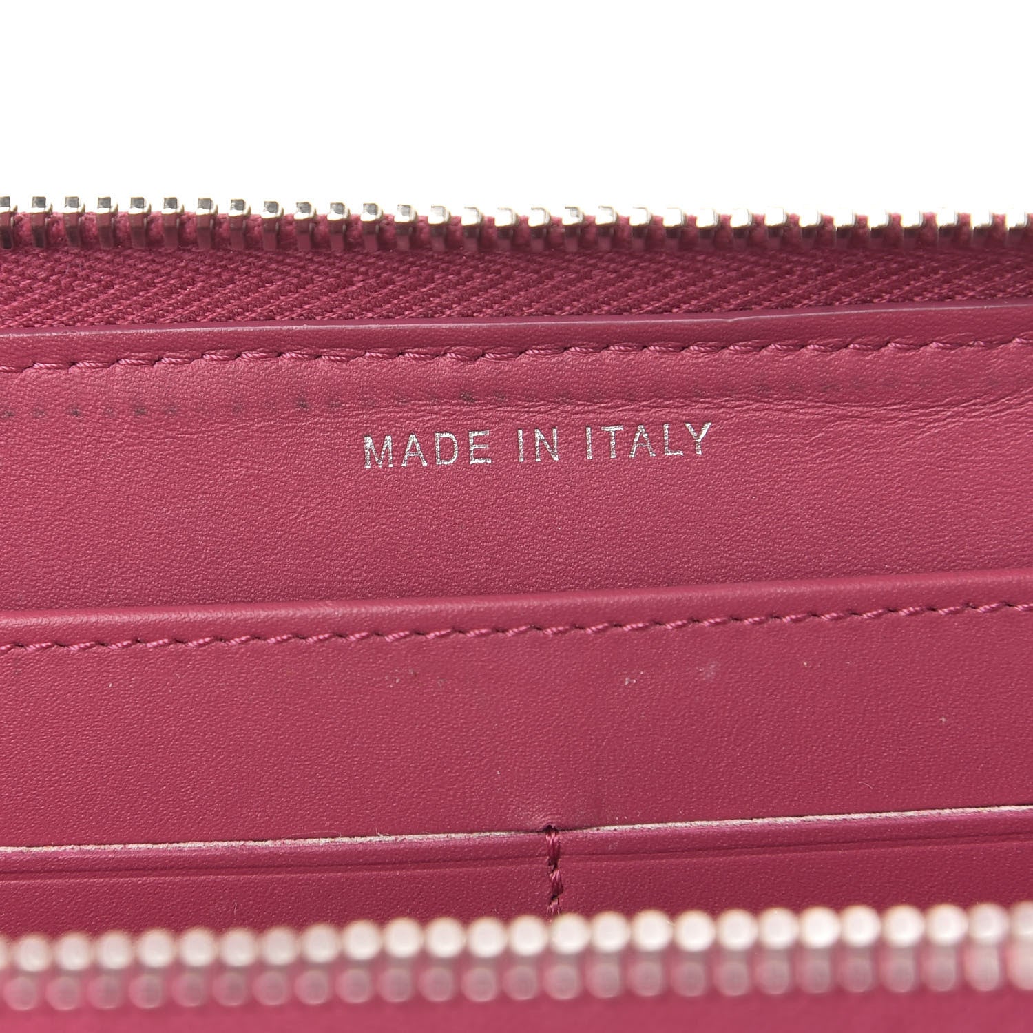 Chanel Patent Quilted Brilliant Zip Around Wallet Pink 7 of 9