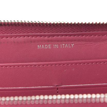 Chanel Patent Quilted Brilliant Zip Around Wallet Pink 7 of 9