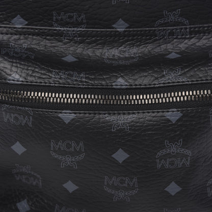 MCM Visetos Studded Medium Backpack Black 8 of 10