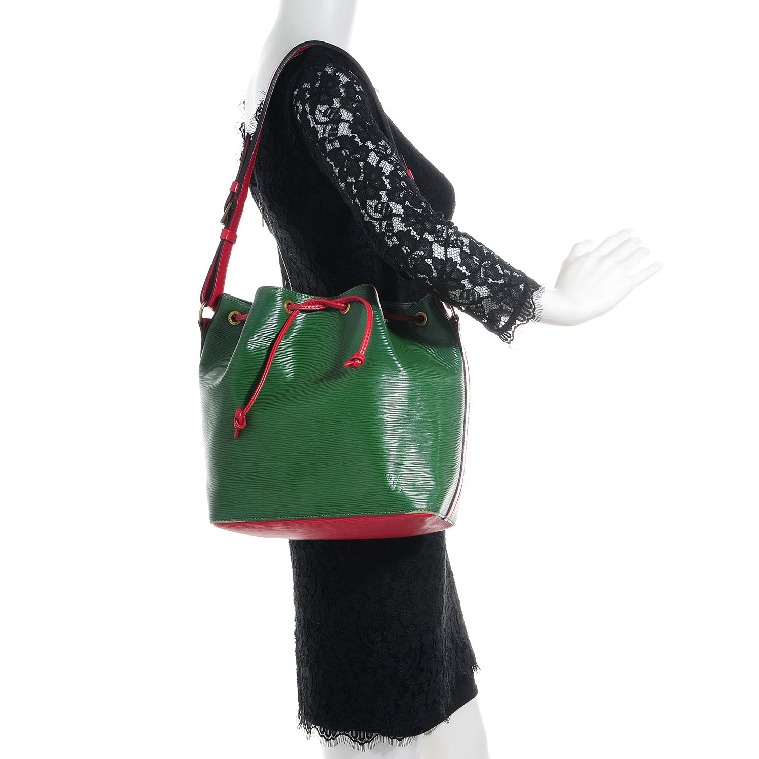 Louis Vuitton Epi Petit Noe Borneo Rouge 2 of 7