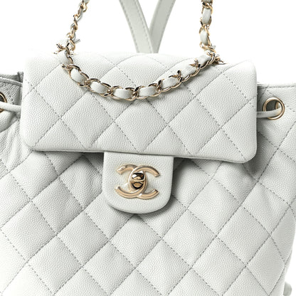 Chanel Caviar Quilted Mini Urban Spirit Backpack Light Blue 7 of 9